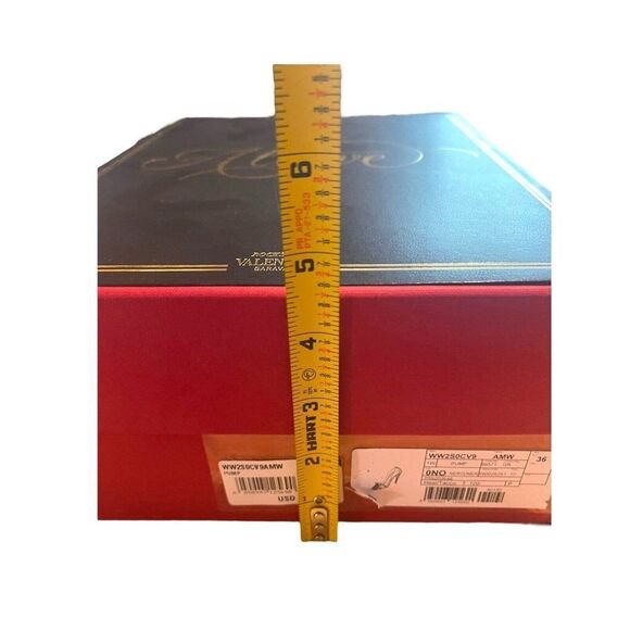 Valentino Alcove Empty Gift Storage Shoe Box Gift Set Tissue Paper 9”x12”x4.5” - Picture 11 of 11